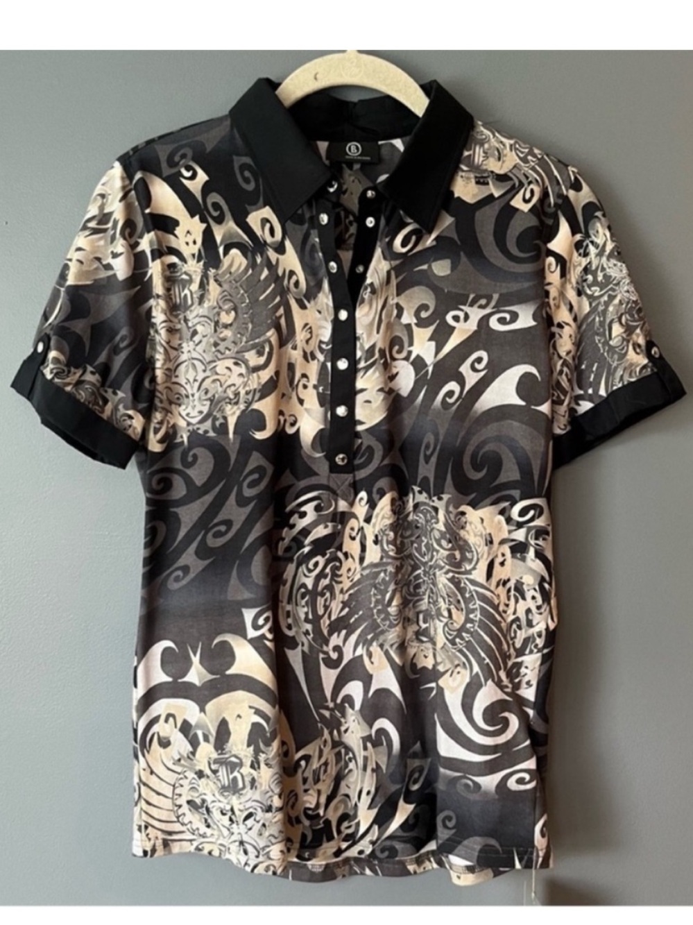 NWT Bogner Short Sleeve Printed Polo - Picture 2 of 9